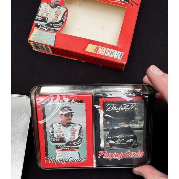 Dale Earnhardt Sr. NASCAR #3 Two Decks Of Playing Cards In A Collector Tin - Picture 6 of 6